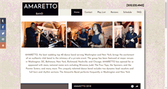 Desktop Screenshot of amarettoband.com