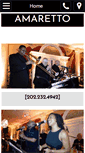 Mobile Screenshot of amarettoband.com